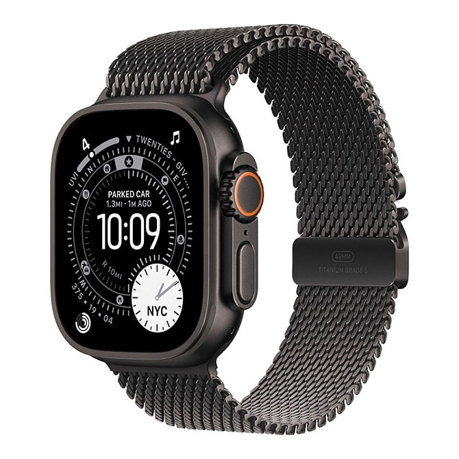Apple Watch Ultra 3 49 mm GPS + Celular - Black Titanium Milanese Loop-c58b84b4-b126-46e4-b094-352dd6a0e6d3