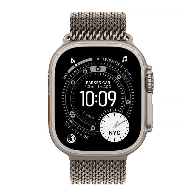Apple Watch Ultra 3 49mm GPS + Celular - Natural Titanium Milanese Loop-c1878d3e-c30c-43fc-a80b-befac306d506