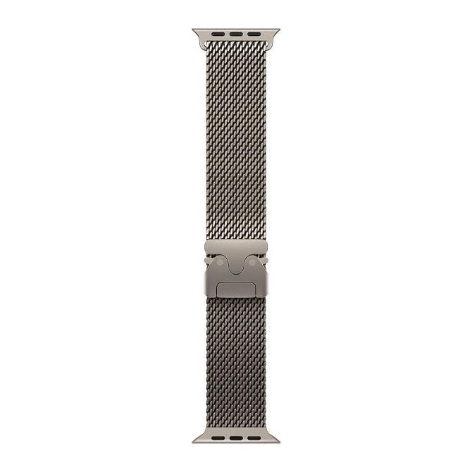 Apple Watch Ultra 3 49mm GPS + Celular - Natural Titanium Milanese Loop-dacb582b-e27a-4cda-9a29-b02c0883628b