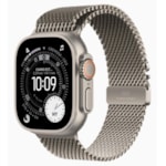 Apple Watch Ultra 3 GPS + Celular 49mm - Natural - Pulseira estilo milanês de Titânio-66b1507f-d90f-4cbc-8b0c-253f81b54bd1