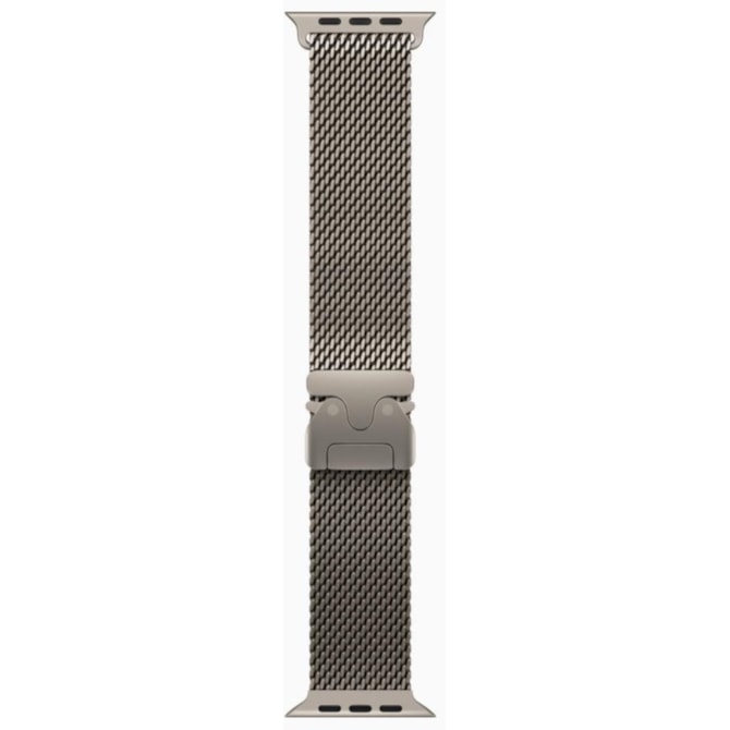 Apple Watch Ultra 3 GPS + Celular 49mm - Natural - Pulseira estilo milanês de Titânio-e9825538-09a9-4e29-b7d8-94adeba32d5c