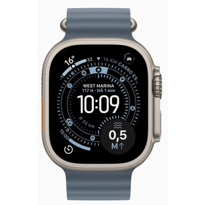 Apple Watch Ultra 3 GPS + Celular 49mm - Natural - Pulseira Oceano-073abb3b-f858-4b8d-bf85-1a4c6fd89b45
