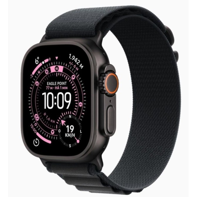 Apple Watch Ultra 3 GPS + Celular 49mm - Preto - Pulseira Loop Alpina-84c992c6-4af4-4b5a-8b65-c6cda7da8e5d