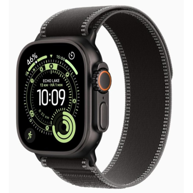 Apple Watch Ultra 3 GPS + Celular 49mm - Preto - Pulseira Loop Trail-57b6454a-e357-4a89-a6f4-c8cc44a806e1