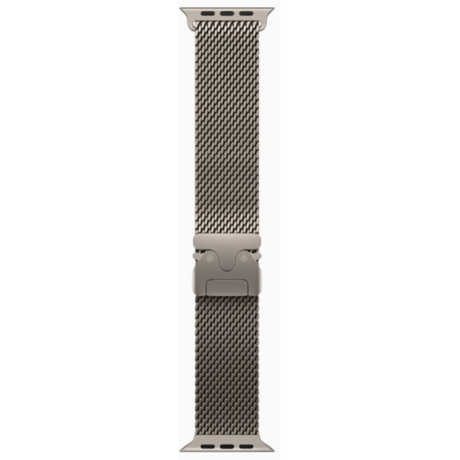 Apple Watch Ultra 3 GPS + Celular 49mm - Pulseira estilo milanês de Titânio - Natural-aab8562b-333d-434f-a07d-914e0bb55d44