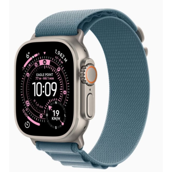 Apple Watch Ultra 3 GPS + Celular 49mm - Pulseira Loop Alpina - Azul-claro-6c3fc902-28f3-40a4-af44-c62b900fc39f