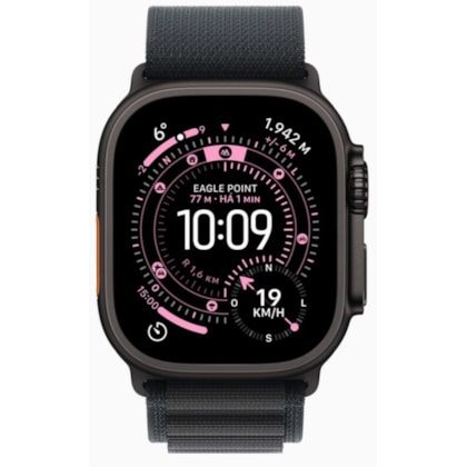 Apple Watch Ultra 3 GPS + Celular 49mm - Pulseira Loop Alpina - Preto