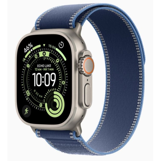 Apple Watch Ultra 3 GPS + Celular 49mm - Pulseira Loop Trail - Azul/azul-brilhante-cb21e3ee-5ef7-4b80-a73a-d21b0b567d5d