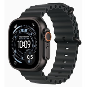 Apple Watch Ultra 3 GPS + Celular 49mm - Pulseira Oceano - Preto