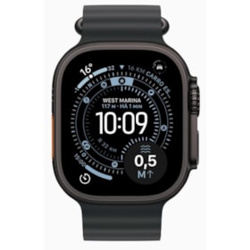 Apple Watch Ultra 3 GPS + Celular 49mm - Pulseira Oceano - Preto