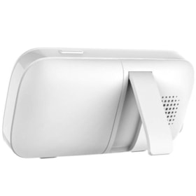 Babá Eletrônica Hubble Nursery View Glow Sem fio - Branco/Preto