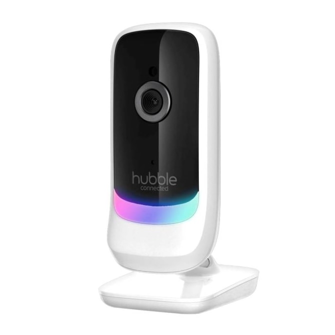 Babá Eletrônica Hubble Nursery View Glow Sem fio - Branco/Preto-72635d6f-1257-45be-ae06-750138592c1f