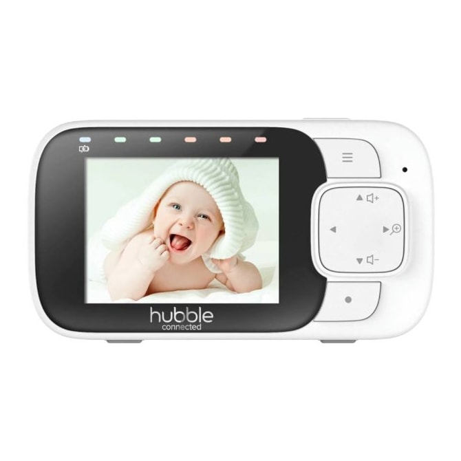 Babá Eletrônica Hubble Nursery View Glow Sem fio - Branco/Preto-00b790d0-daf1-48b6-a548-a896b2e06fea