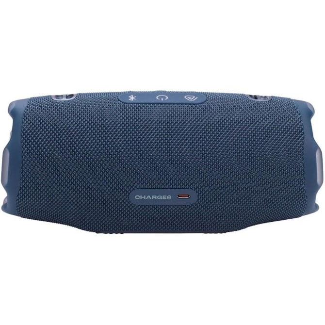 Caixa de som Bluetooth JBL Charge 6 Original - Azul-cf8be595-e0d2-4e83-8a8e-d3b3cd250b24