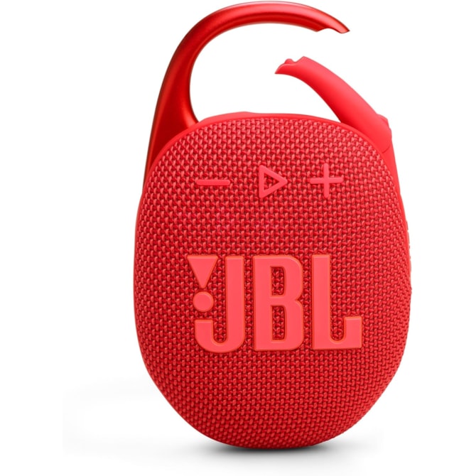 Caixa de som Bluetooth JBL Clip 5 Vermelha Original-cfa8d113-2c7d-498d-8cc0-5f317051d339