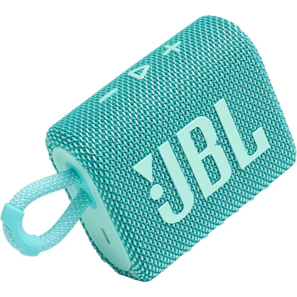 Caixa de som Bluetooth JBL Go 3 original IPX7 Cor:Azul claro-36d30dd2-190c-4fab-9b12-31b6a5cff7f0