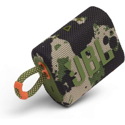 Caixa de som Bluetooth JBL Go 3 original IPX7 Cor:camuflado