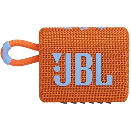 Caixa de som Bluetooth JBL Go 3 original IPX7 Cor:Laranja