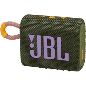 Caixa de som Bluetooth JBL Go 3 original IPX7 Cor:Verde