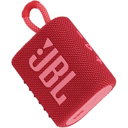 Caixa de som Bluetooth JBL Go 3 original IPX7 Cor:Vermelho