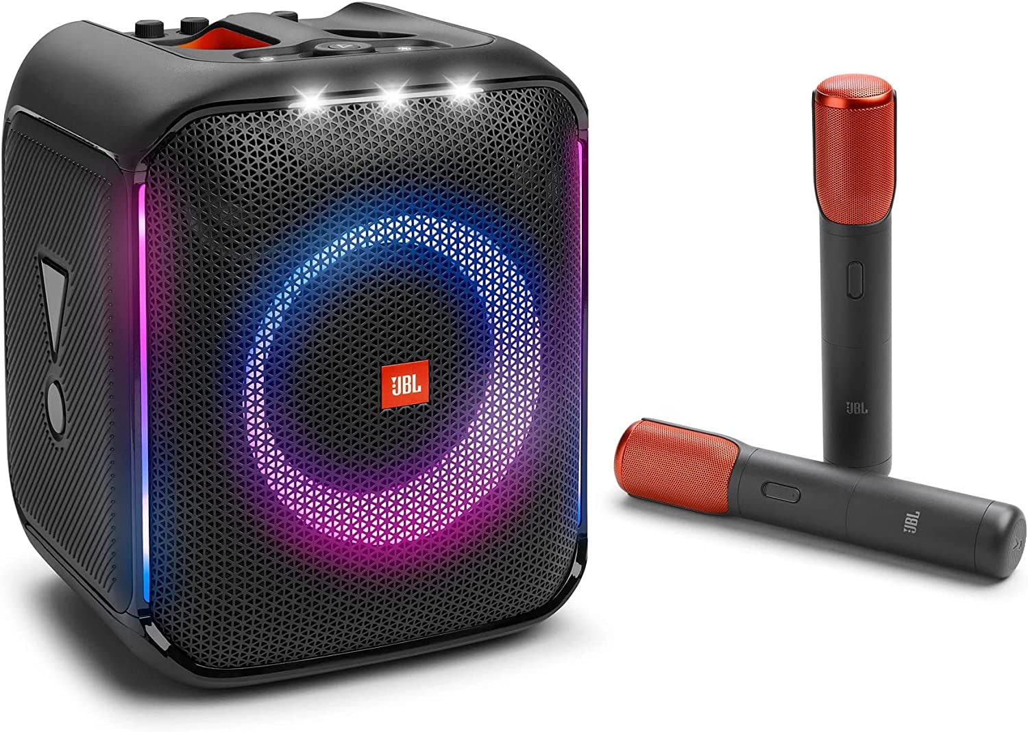 Caixa de som Bluetooth JBL Partybox Encore C/ 2 microfones Original