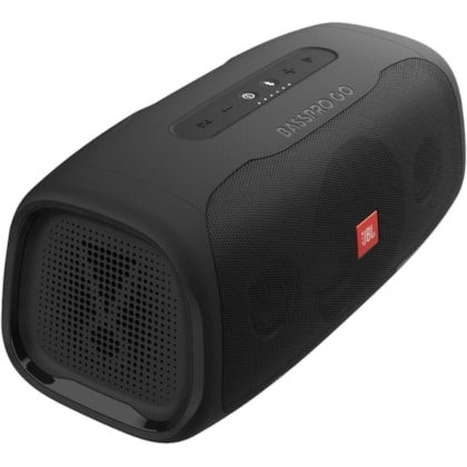 Caixa de Som JBL BassPro Go 100 Watts RMS com Bluetooth e USB - Preto