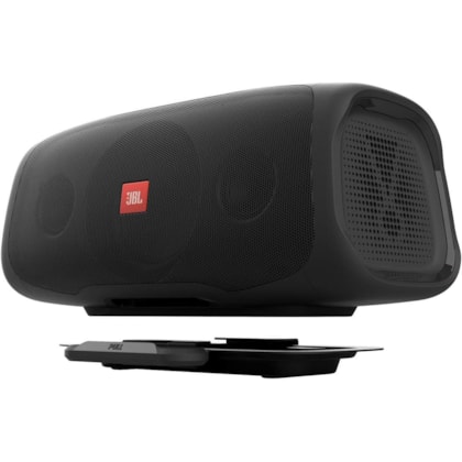 Caixa de Som JBL BassPro Go para Carro com Bluetooth / USB / 200W / Recarregável - Black ( Preto )