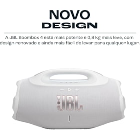 Caixa de Som JBL Boombox 4 Bluetooth 210 Watts - Branca