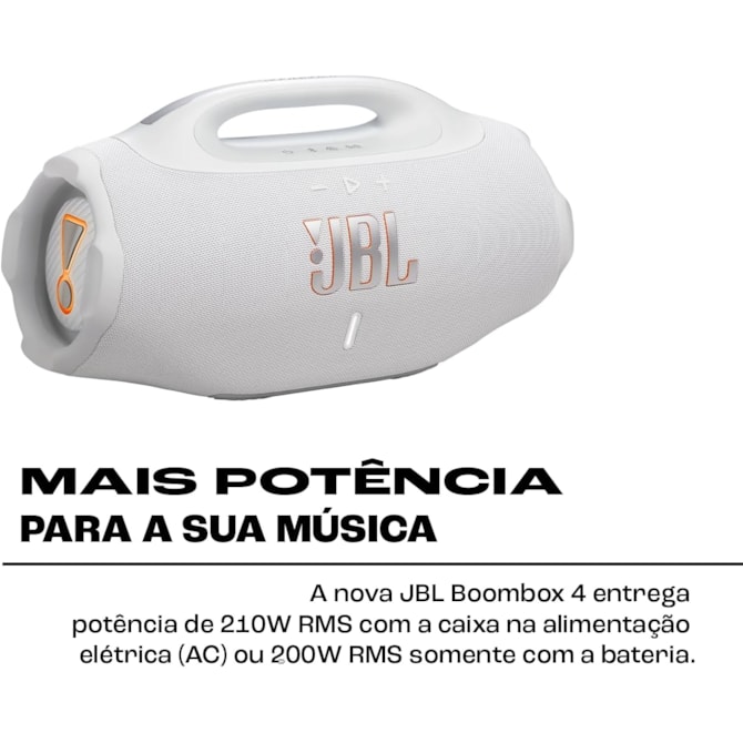 Caixa de Som JBL Boombox 4 Bluetooth 210 Watts - Branca-6c4240c3-0df7-484d-a9a7-c71ea90c4d0d