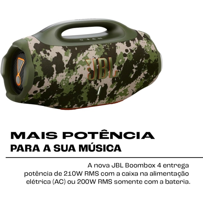 Caixa de Som JBL Boombox 4 Bluetooth 210 Watts - Camuflada-5f606d87-f9b9-4075-b538-c8061c65ced7