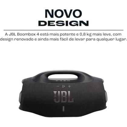 Caixa de Som JBL Boombox 4 Bluetooth 210 Watts - Preta