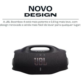 Caixa de Som JBL Boombox 4 Bluetooth 210 Watts - Preta