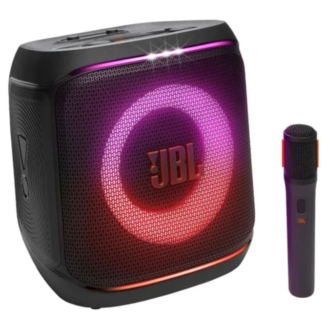 Caixa de Som JBL Partybox Encore 2 100W RMS com 1 Microfone Sem Fio - Preta-f1e8d0c2-a9e4-4688-8261-16d1bc84f652
