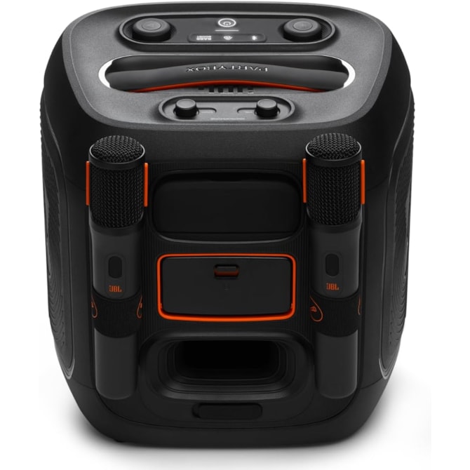 Caixa de Som JBL Partybox Encore 2 100W RMS com 2 Microfones Sem Fio - Preta-e6d1542c-d62b-42cc-95f2-46aaa5cea285