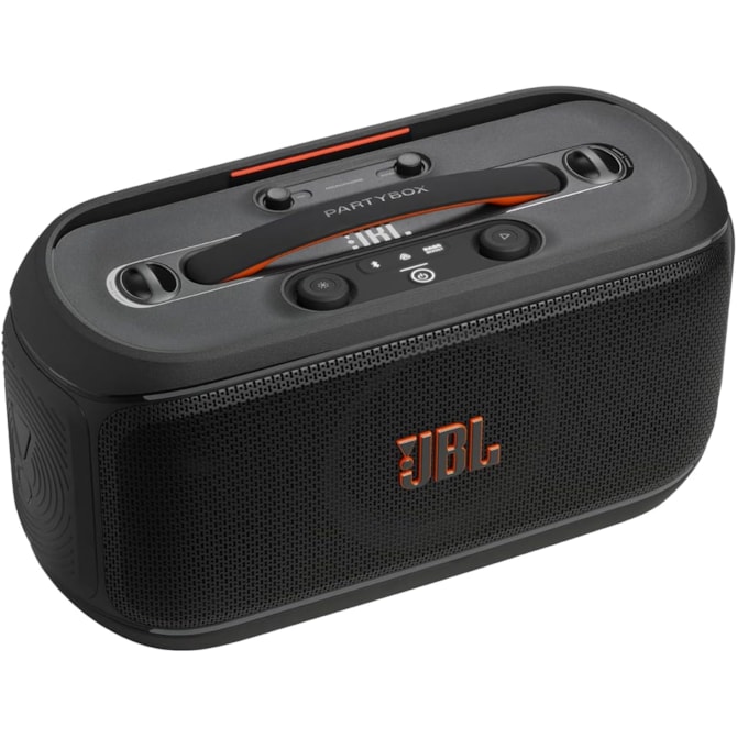 Caixa de Som JBL Partybox On The Go 2 com 2 Microfones Sem Fio - Preta-a8245e72-94e7-4b22-ab33-37d746092143