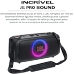 Caixa de Som JBL Partybox On The Go Essential com Microfone Sem Fio - Preta-38214c94-6a27-45b2-a36f-b4d23173013c