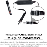 Caixa de Som JBL Partybox On The Go Essential com Microfone Sem Fio - Preta-abc8851c-c4fb-417f-aa0a-b2657d2f04ec