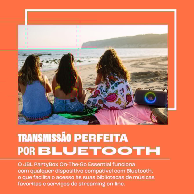 Caixa de Som JBL Partybox On The Go Essential com Microfone Sem Fio - Preta-be68aab6-d442-4fd0-a1b6-73a05ebfb8e0