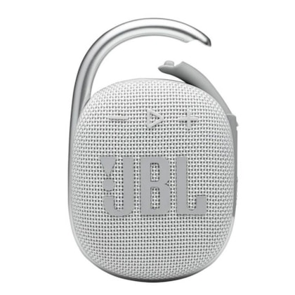 Caixa de som Portátil Bluetooth JBL Clip 4 original Cor:Branco