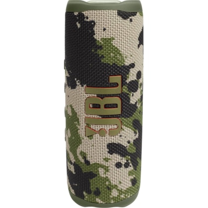 Caixa de som portátil Bluetooth JBL Flip 6 Original Cor:camuflado