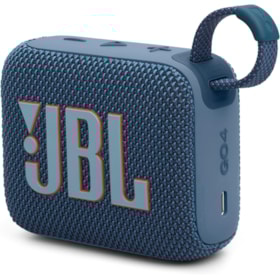 Caixa de som portátil Bluetooth JBL Go 4 Azul Original