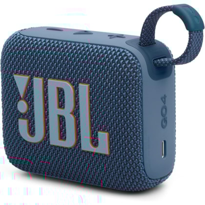 Caixa de som portátil Bluetooth JBL Go 4 Azul Original