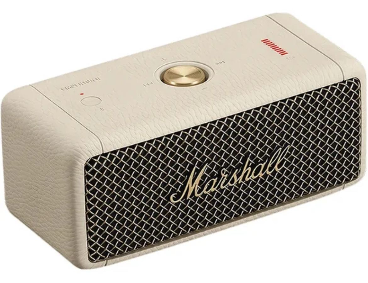 美品　Marshall Emberton Ⅱ Cream Caixa de Som Portátil Marshall Emberton II Bluetooth - Creme