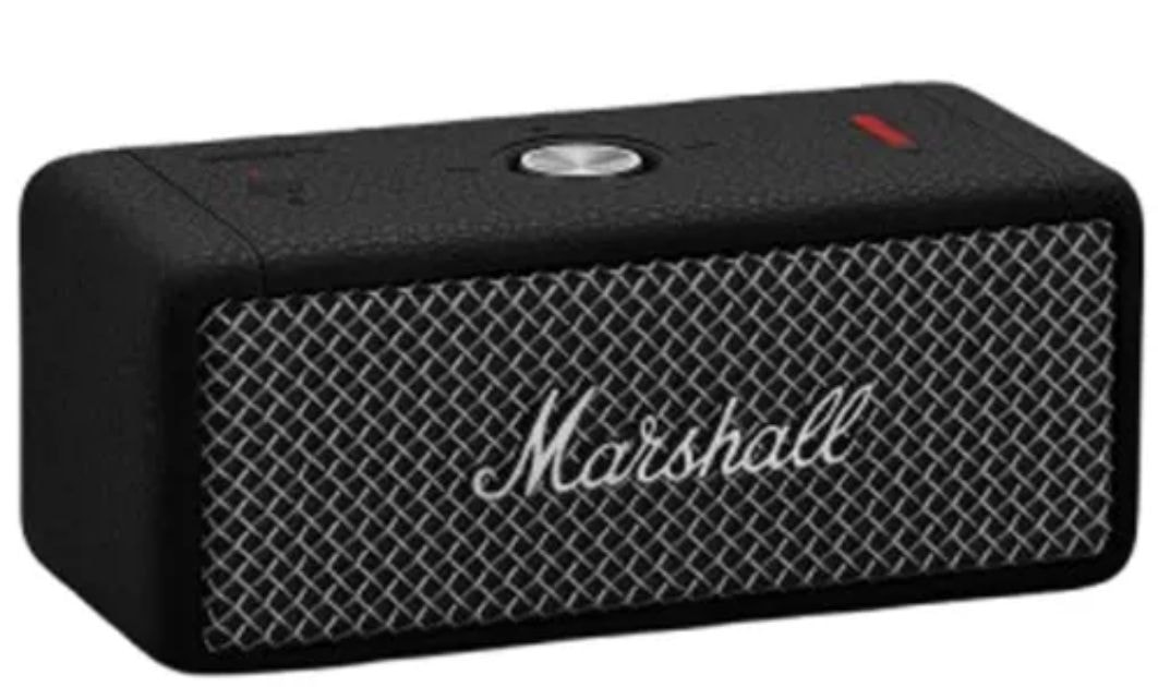 Caixa de Som Portátil Marshall Emberton II Bluetooth - Preto / Aço