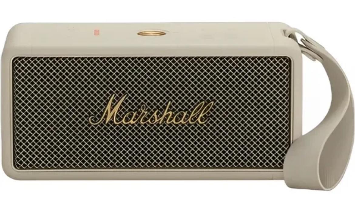 Marshall　Middleton Caixa de Som Portátil Marshall Middleton Bluetooth - Creme