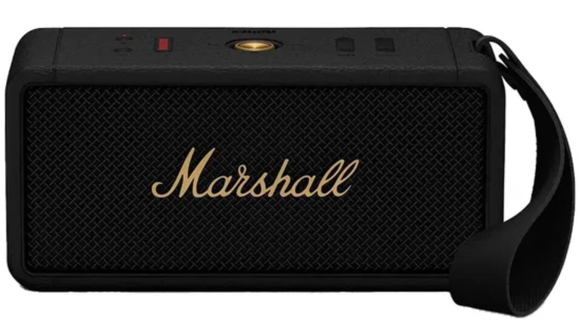 Caixa de Som Portátil Marshall Middleton Bluetooth - Preto