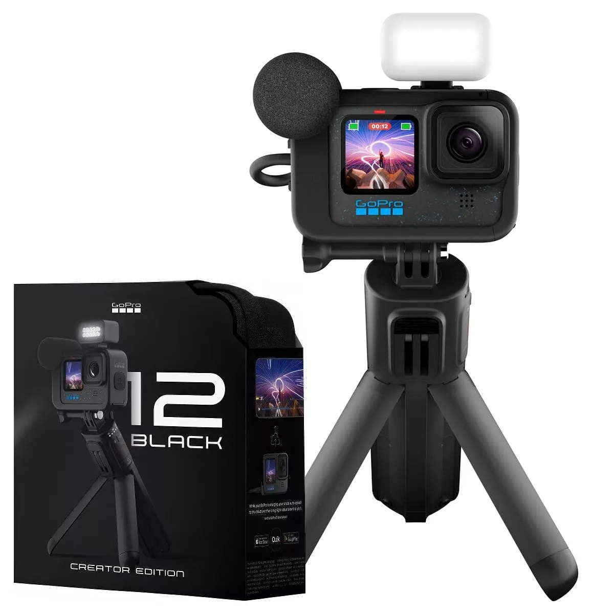【GoPro hero 12 スターターセット】 Câmera GoPro HERO12 Black Bundle + Kit de acessórios (The handler