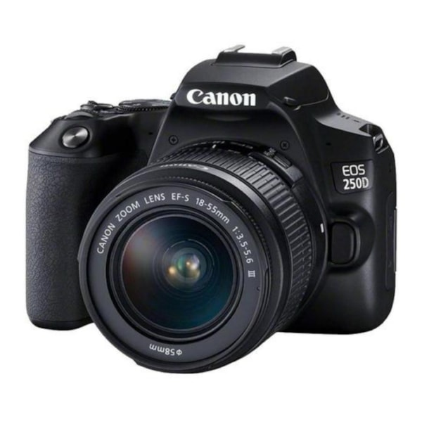 Camera Digital Canon Eos 250D Wi-Fi/Bluetooth com Lente Ef-s 18-55 MM III- Preta-a7227f52-b2ef-4824-be7a-30db1c517bfd