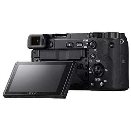 Câmera Digital Sony Alpha A6400 de 24.2MP com Tela de 3.0 Wi-Fi/Bluetooth (Body) - Preto