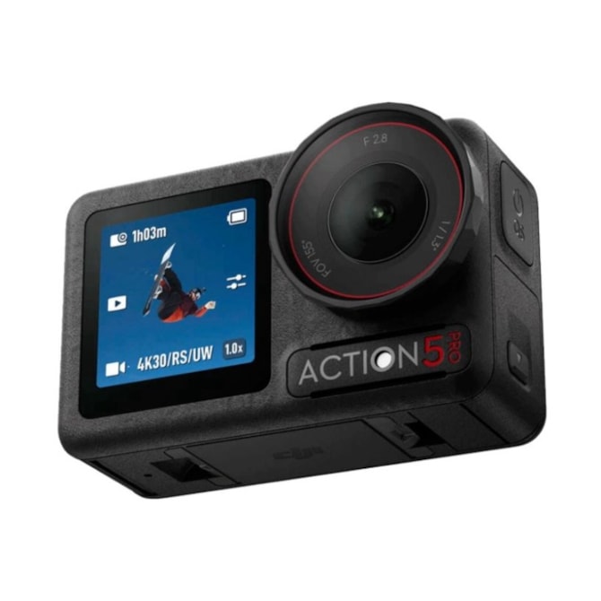 Camera Dji Osmo Action 5 Pro Standard Combo - Wi-Fi/Bluetooth - Preto-2b22706e-6011-4737-a2f5-cf1bc2b956e4